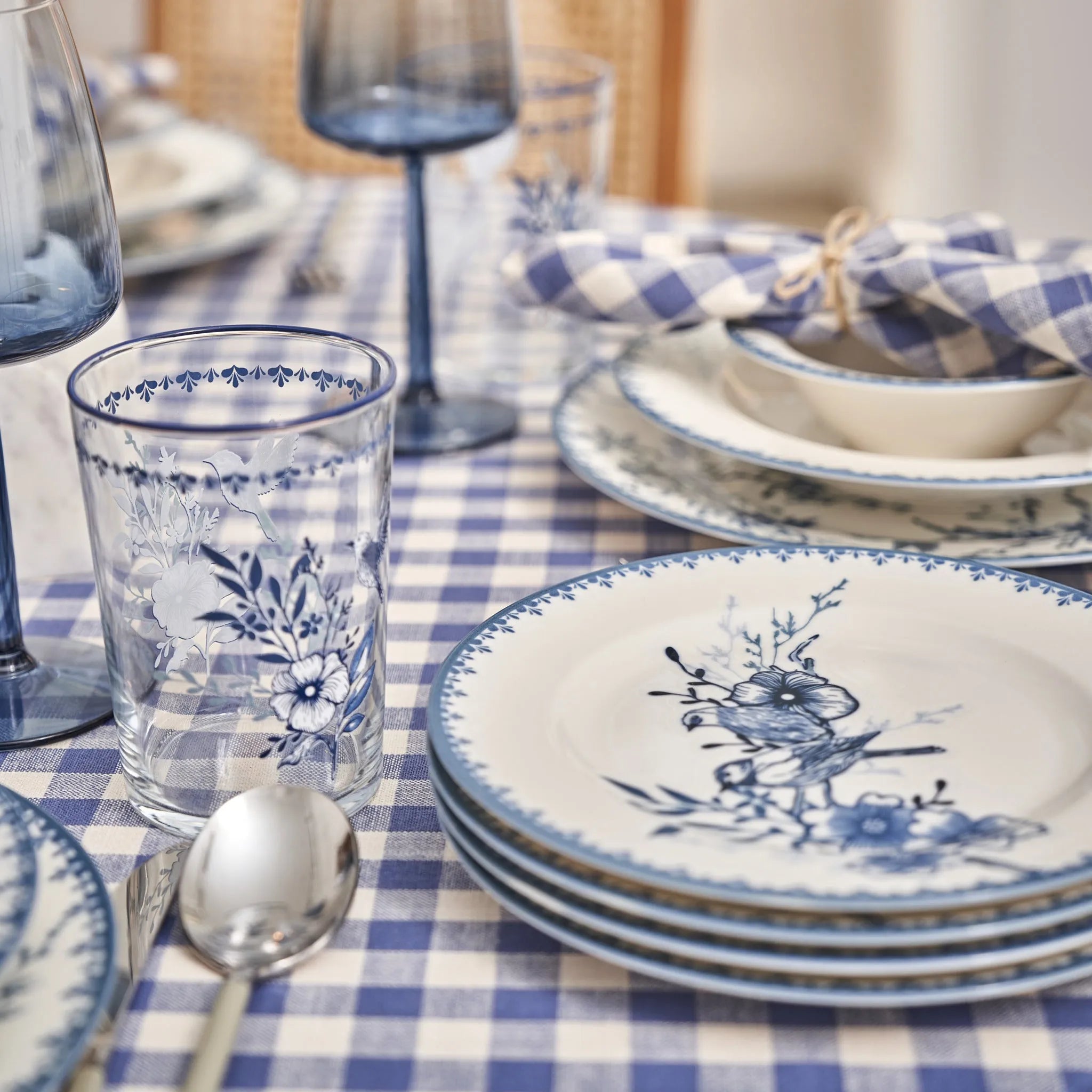 Bleu Blanc Porcelain Dessert Plate