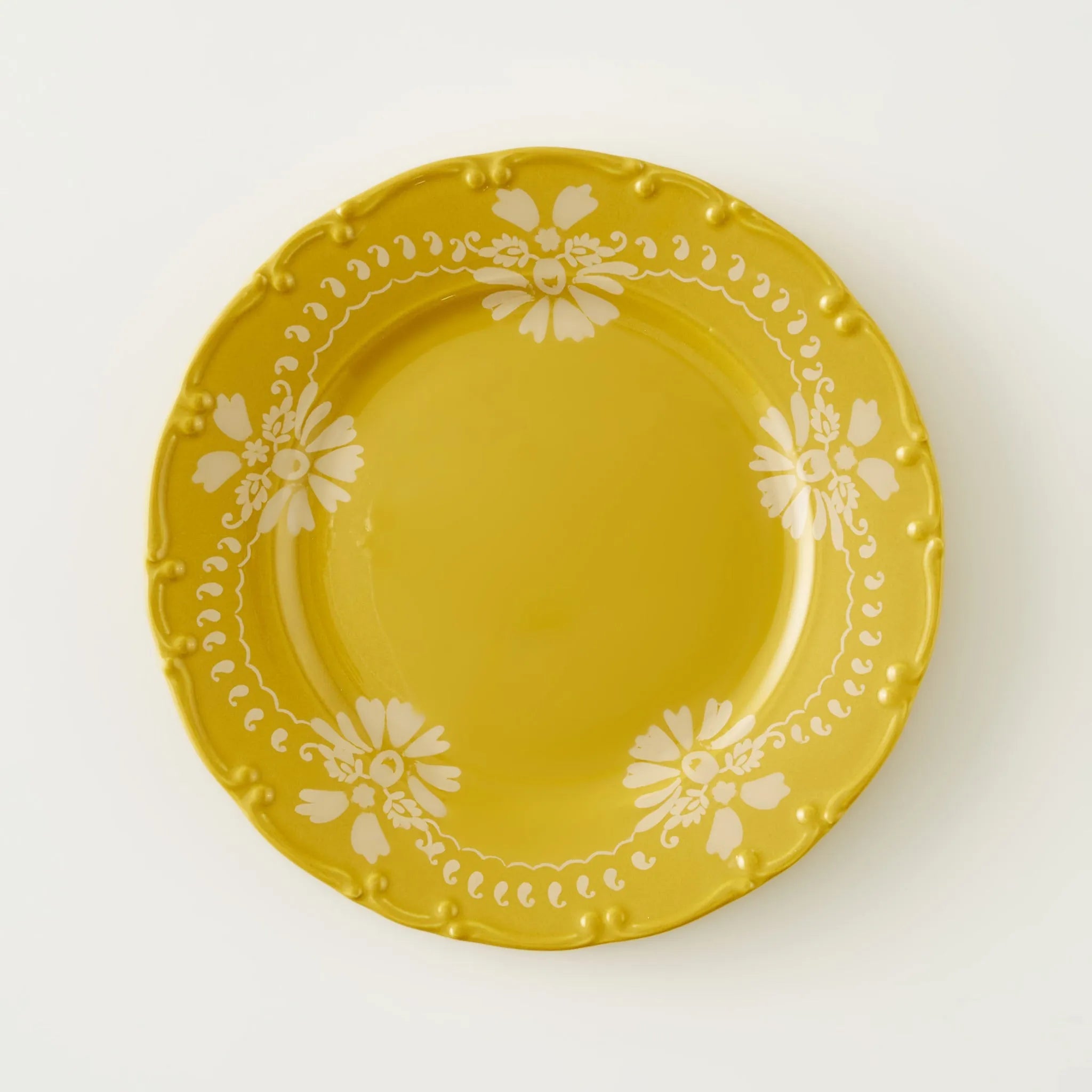 Indian Mustard Porcelain Dinner Plate